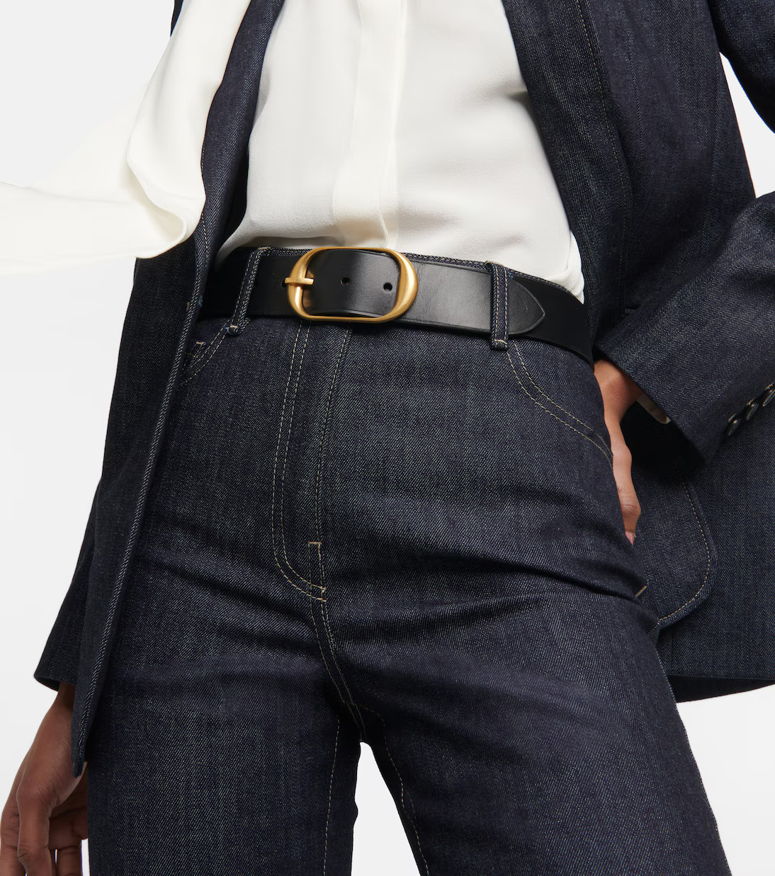 Nili leather belt | Mytheresa (US/CA)