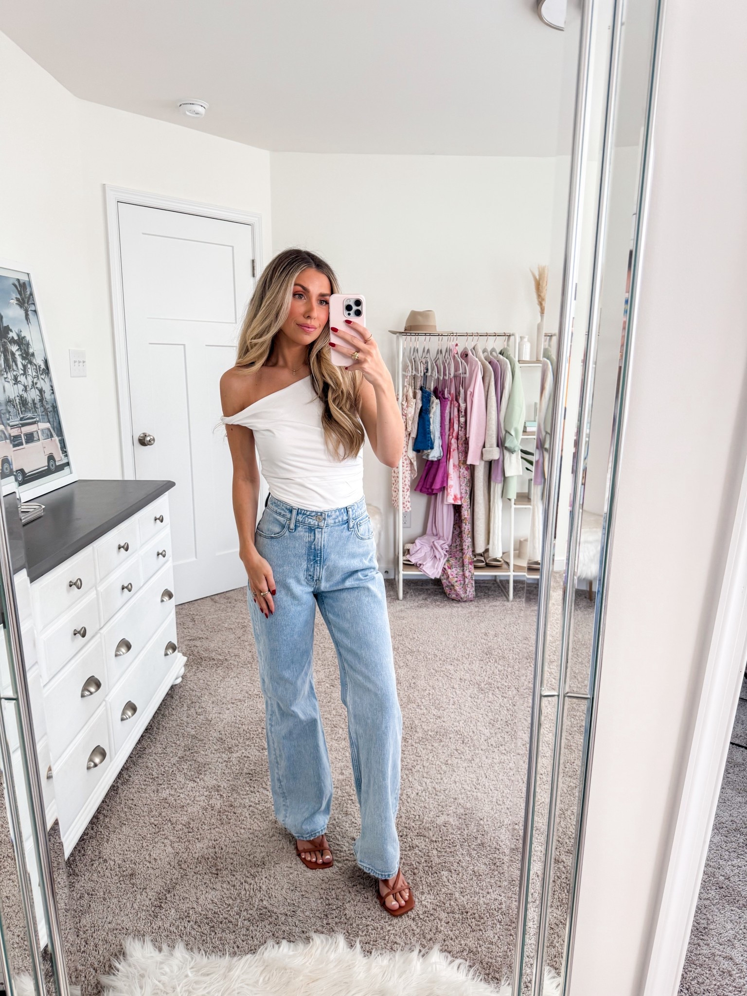 Date night outfit Inspo 
Top: xs 
Jeans: 24 short 
Heels: true to size 

#LTKFindsUnder100 #LTKPetite #LTKFindsUnder50