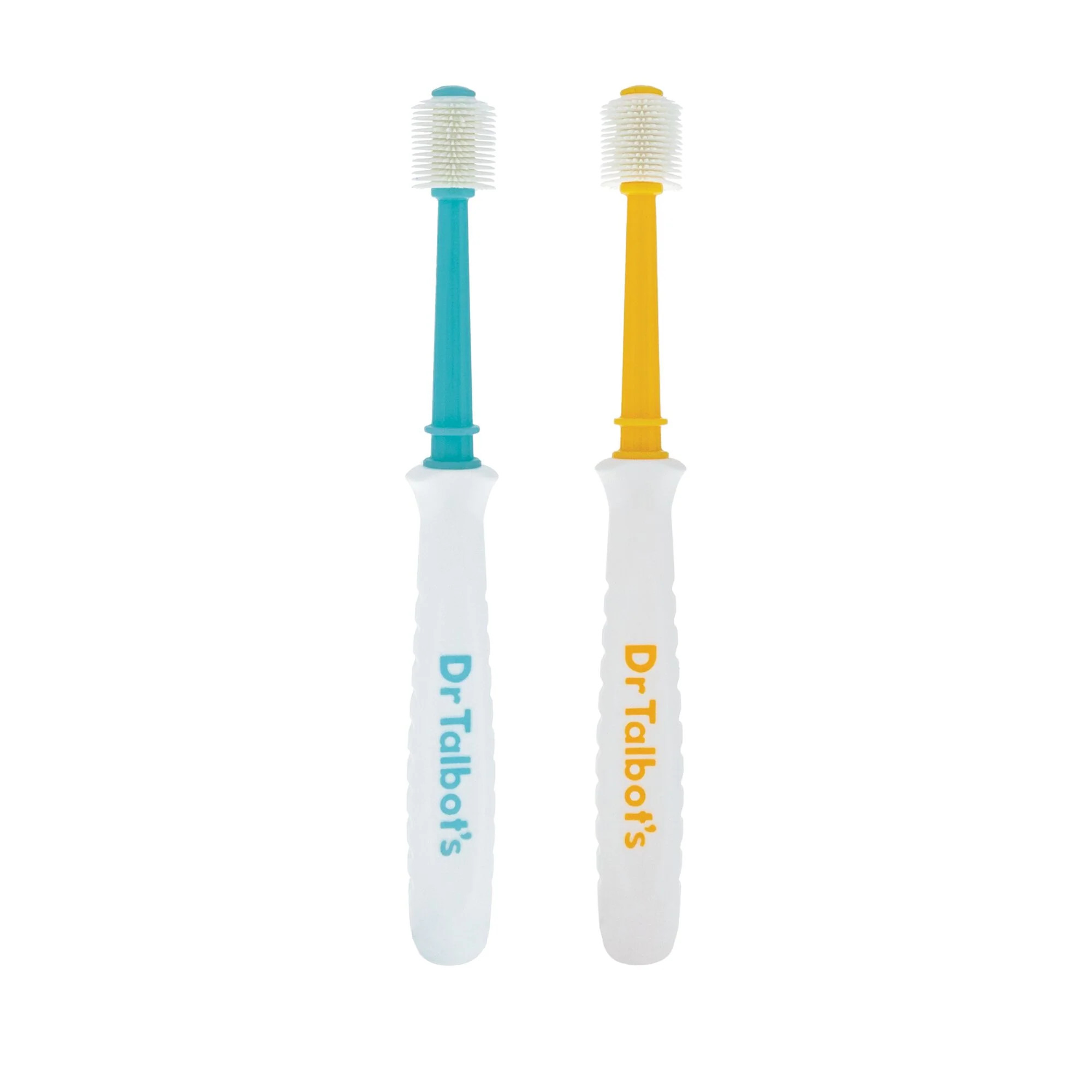 Toddler 360° Toothbrush | Aqua & Yellow | Dr. Talbot’s (US)