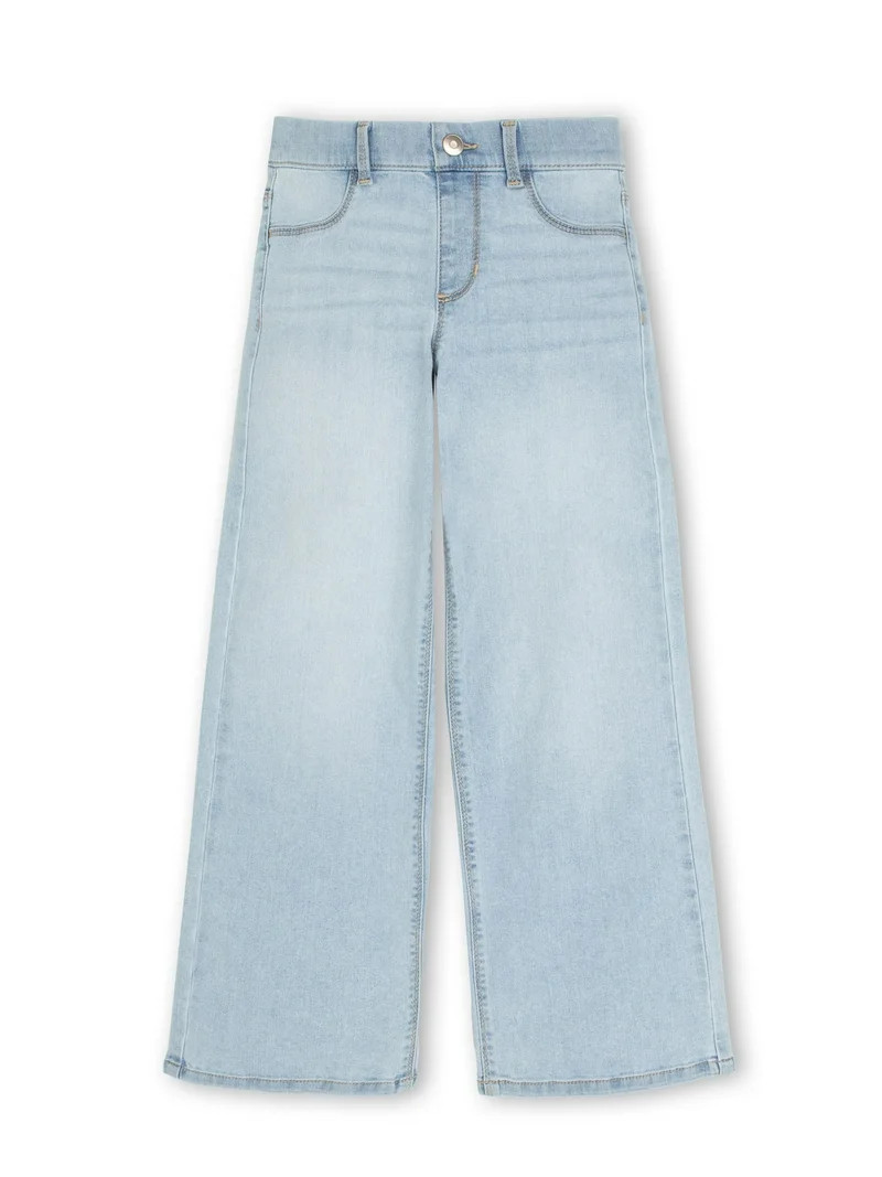 Wonder Nation Girls Fashion Wide Leg Jegging, Sizes 4-18 & Plus | Walmart (US)