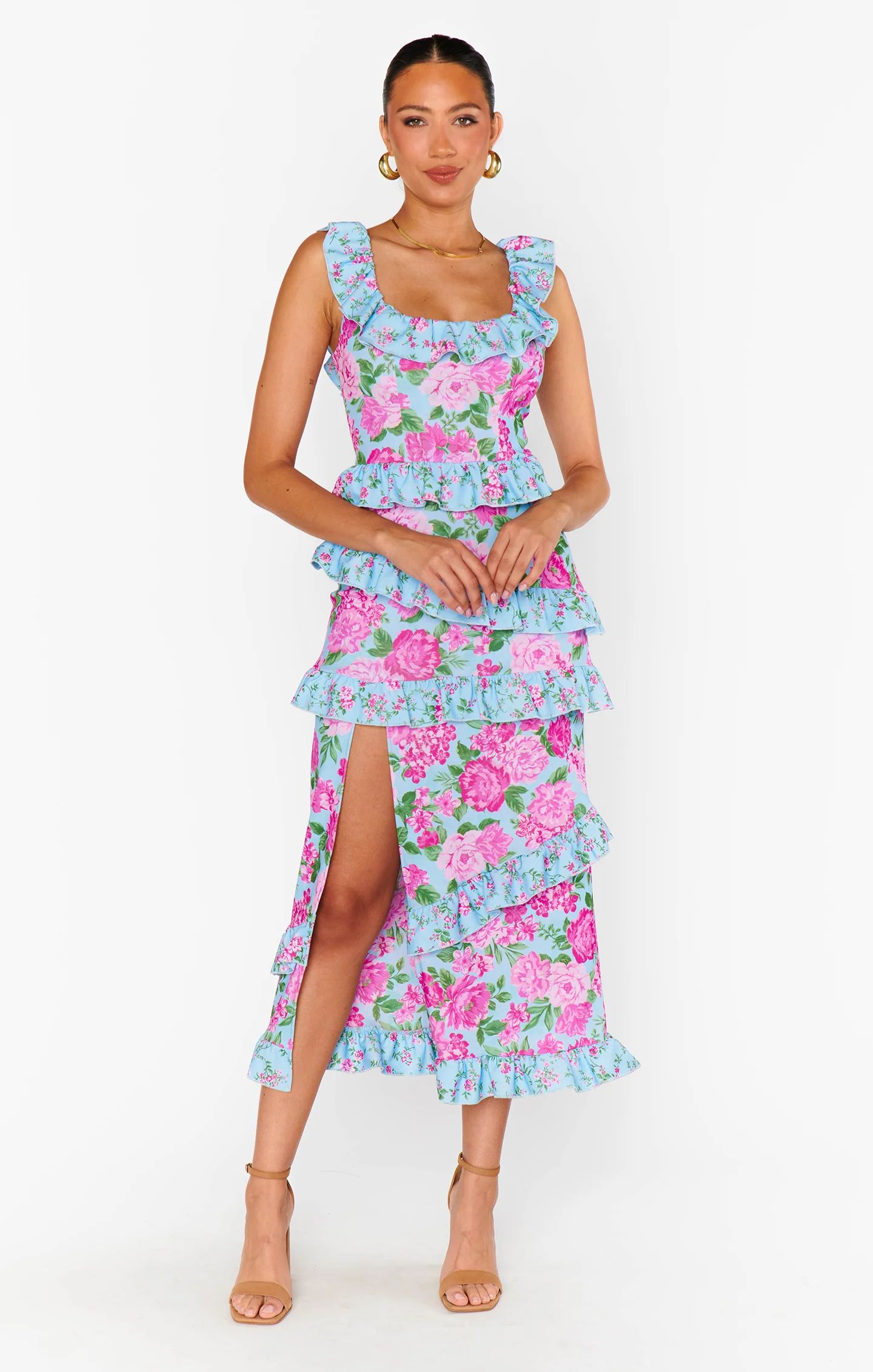 Greta Dress ~ Cottage Floral Multi | Show Me Your Mumu