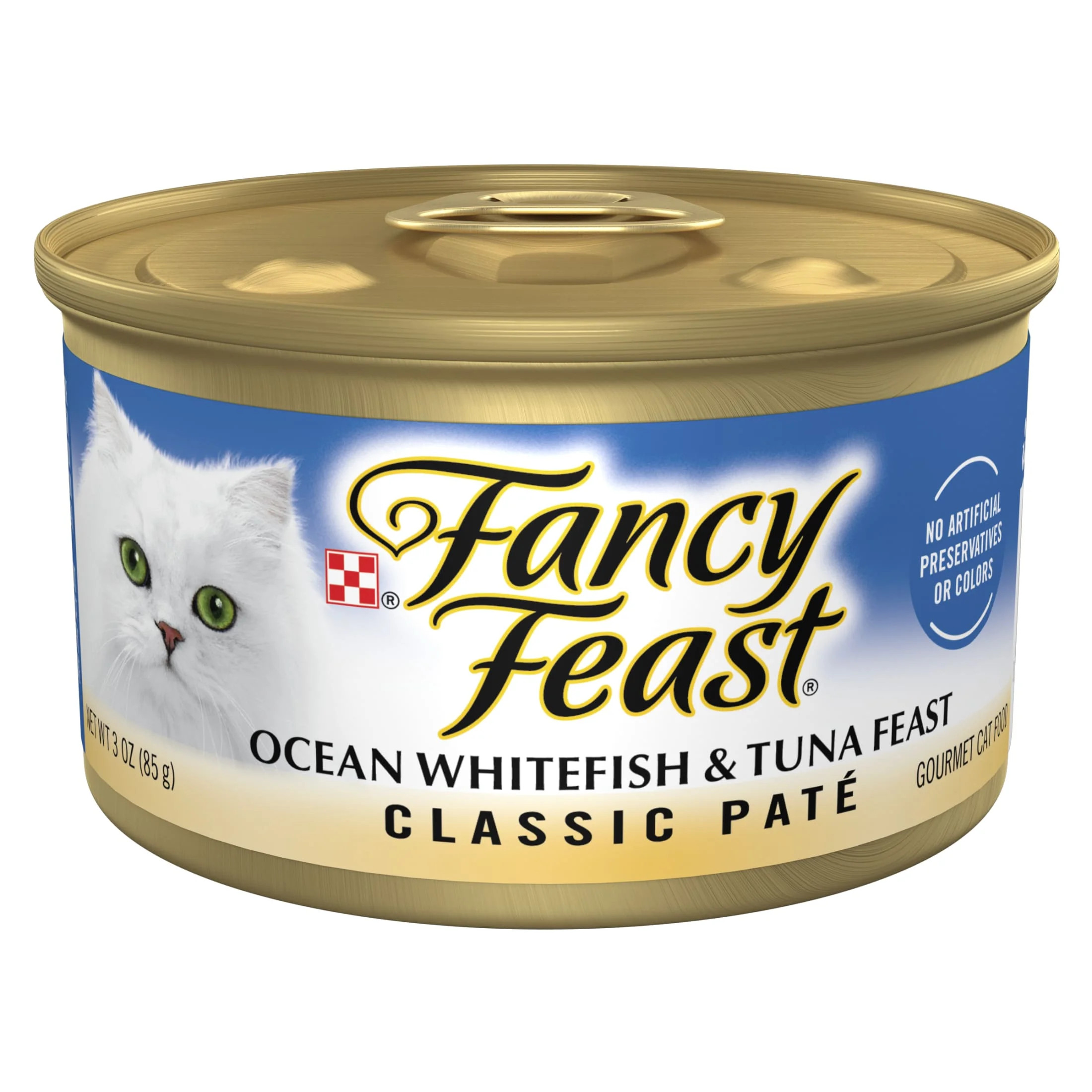 Purina Fancy Feast Classic Kitten Food, Wet Cat Food, Ocean Whitefish & Tuna, 3 oz Can | Walmart (US)