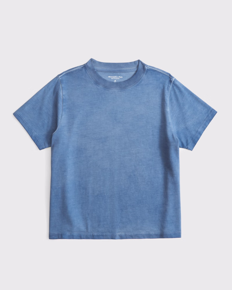 Essential Premium Polished Easy Tee | Abercrombie & Fitch (US)