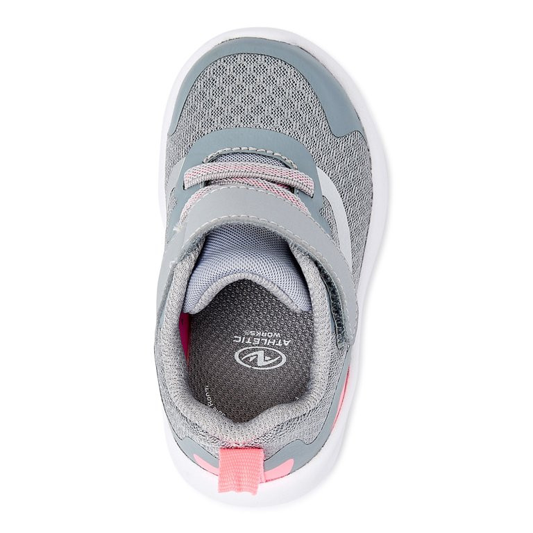 Athletic Works Baby Girls Mesh Jogger Sneakers, Sizes 2-6 | Walmart (US)