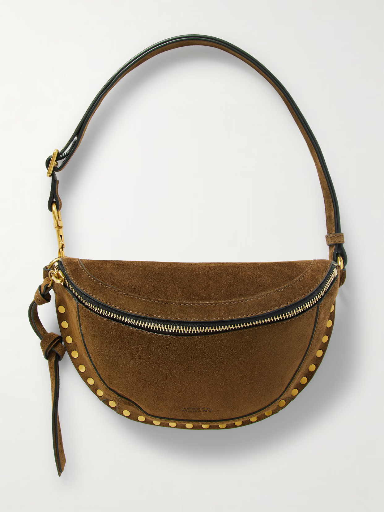 Isabel Marant - Skano Studded Suede Belt Bag - Brown | NET-A-PORTER (US)