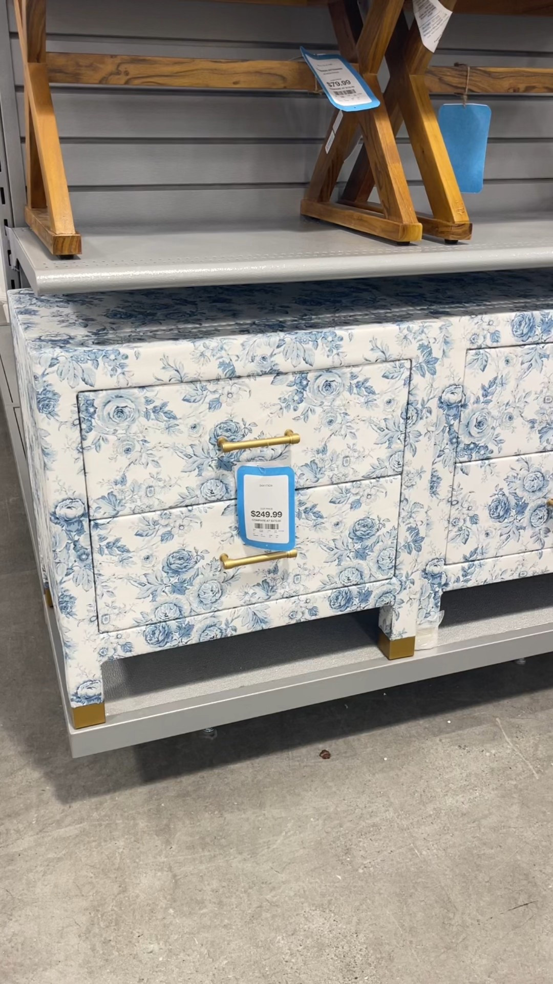 New Anthropologie blue & white floral nightstand look for less just added online!! Available in 2 patterns & UNDER $250?! 🤯🙌🏻 These will go fast!! 

#LTKSaleAlert #LTKHome