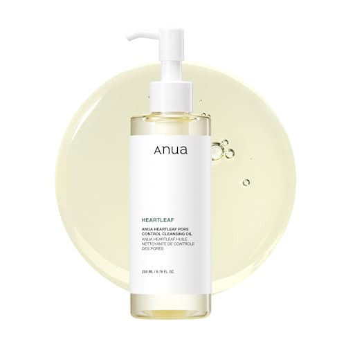 Anua Heartleaf Pore Control Cleansing Oil, Oil Cleanser for Face, Makeup Blackhead Remover, Korean Skin Care 6.76 fl oz(200ml) (original) | Amazon (US)