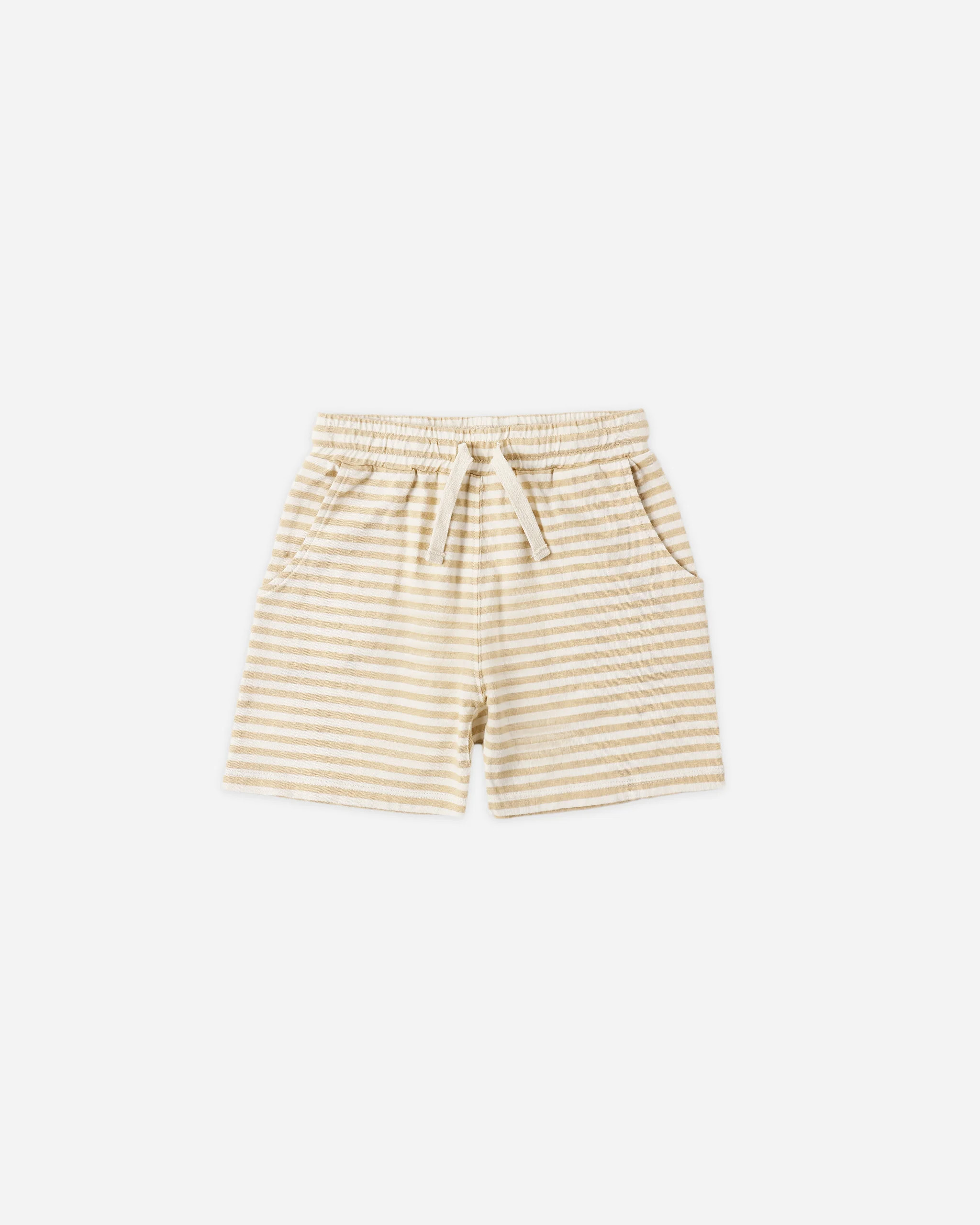 Sam Short Butterscotch Stripe | Rylee + Cru