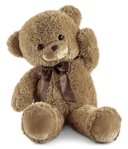 YunNasi Big Teddy Bear Stuffed Animal 35 inches Giant Stuffed Bear Gift for Girlfriend Children on Birthday, Brown | Amazon (US)