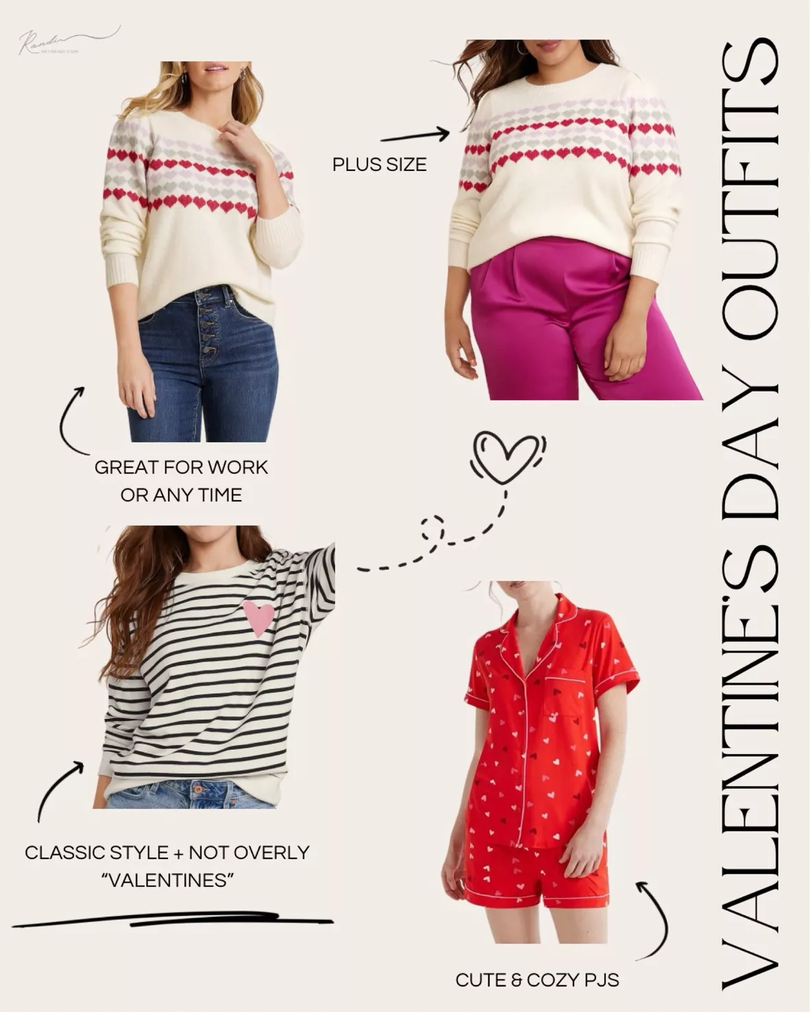Plus Size Heart Puff Sleeve Crew … curated on LTK