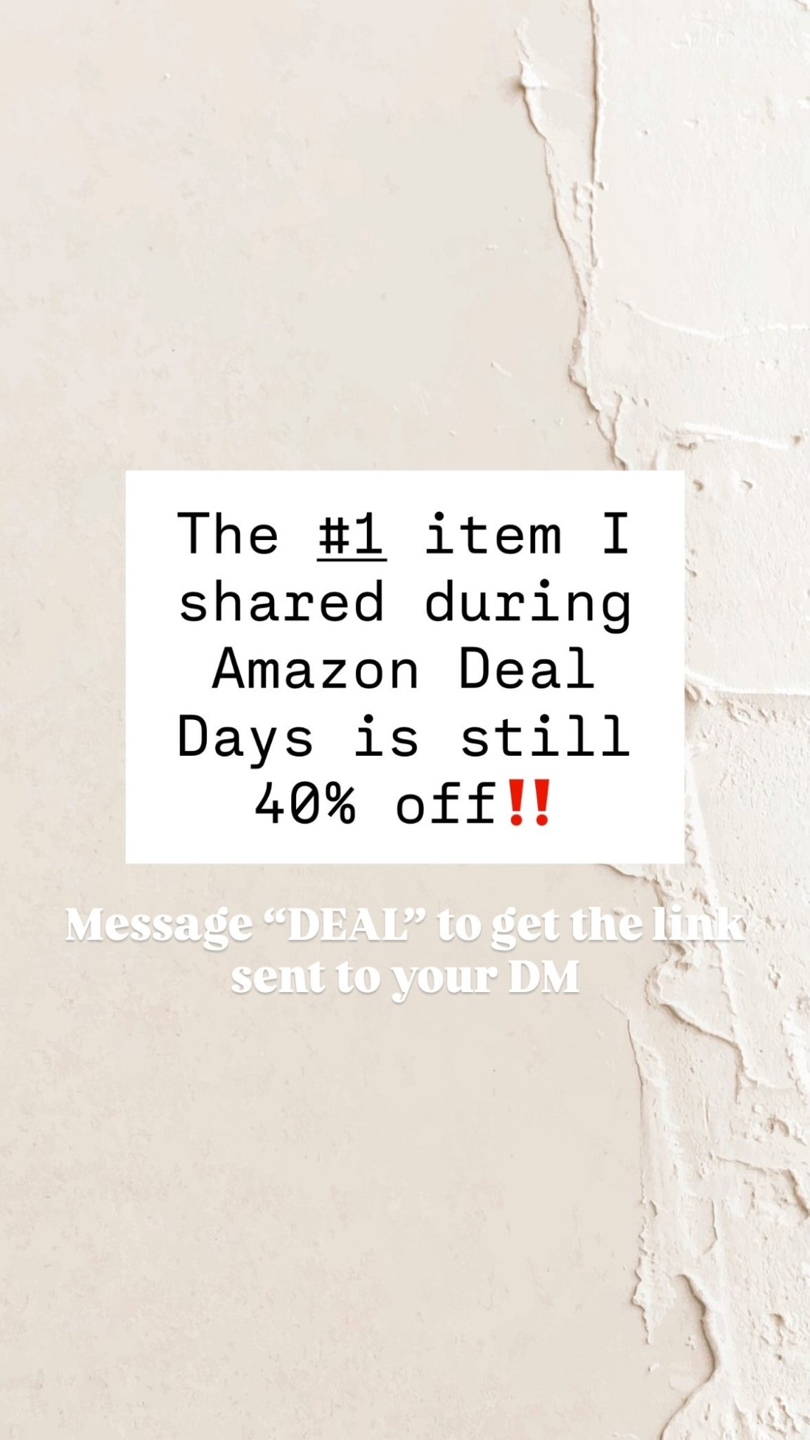 The #1 item I shared during Amazon Deal Days is still 40% off‼️