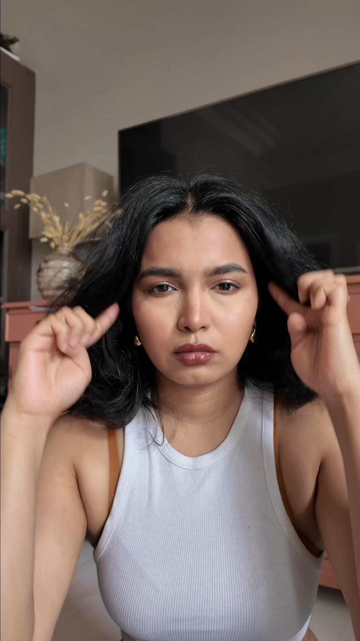 You can tell I’m new to having short hair 🤓

#LTKbeauty #LTKstyletip #LTKuk
