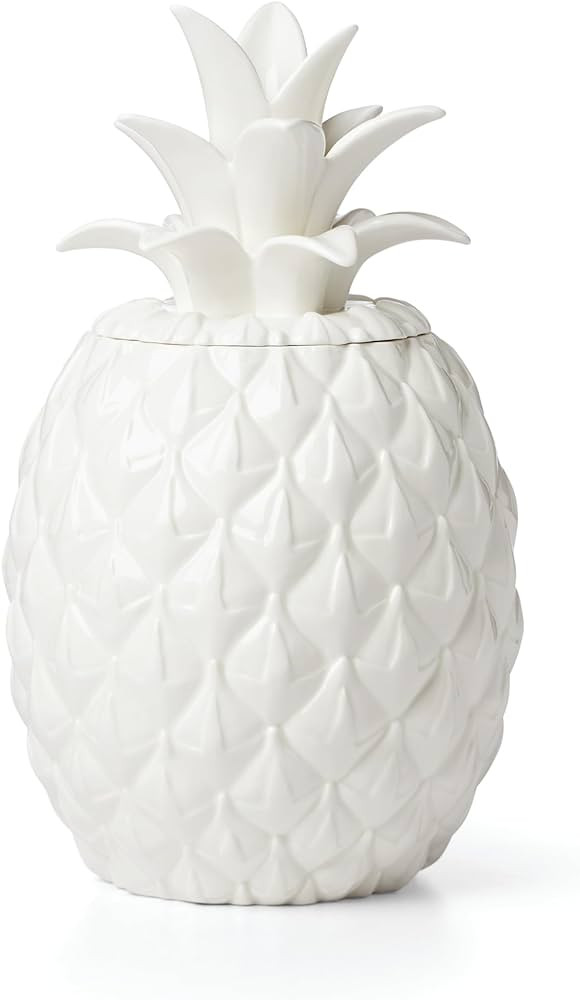 Lenox 893874 Wicker Creek Pineapple Cookie Jar,White, 3.75 | Amazon (US)