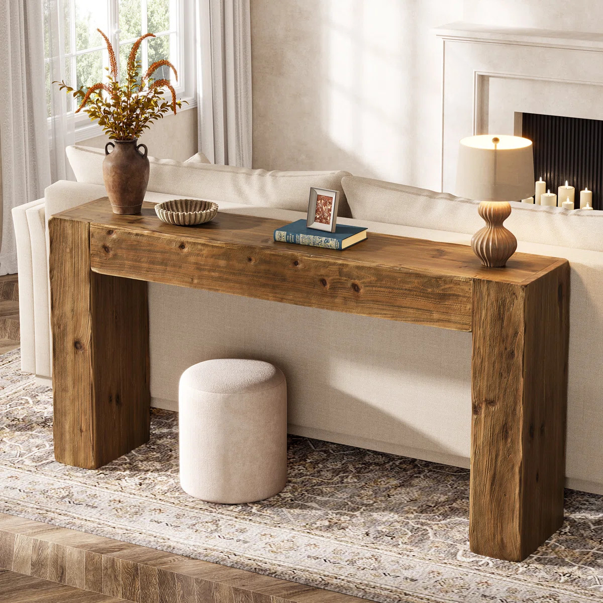 Millwood Pines 63-Inch Solid Wood Console Table & Reviews | Wayfair | Wayfair North America