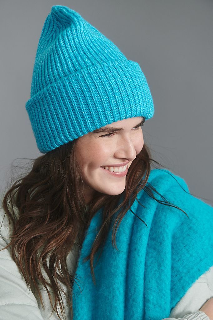 Blythe Ribbed Beanie | Anthropologie (US)