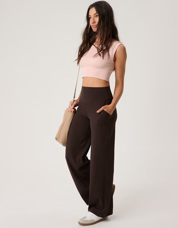 OFFLINE By Aerie Real Me Xtra Trouser | American Eagle Outfitters (US & CA)