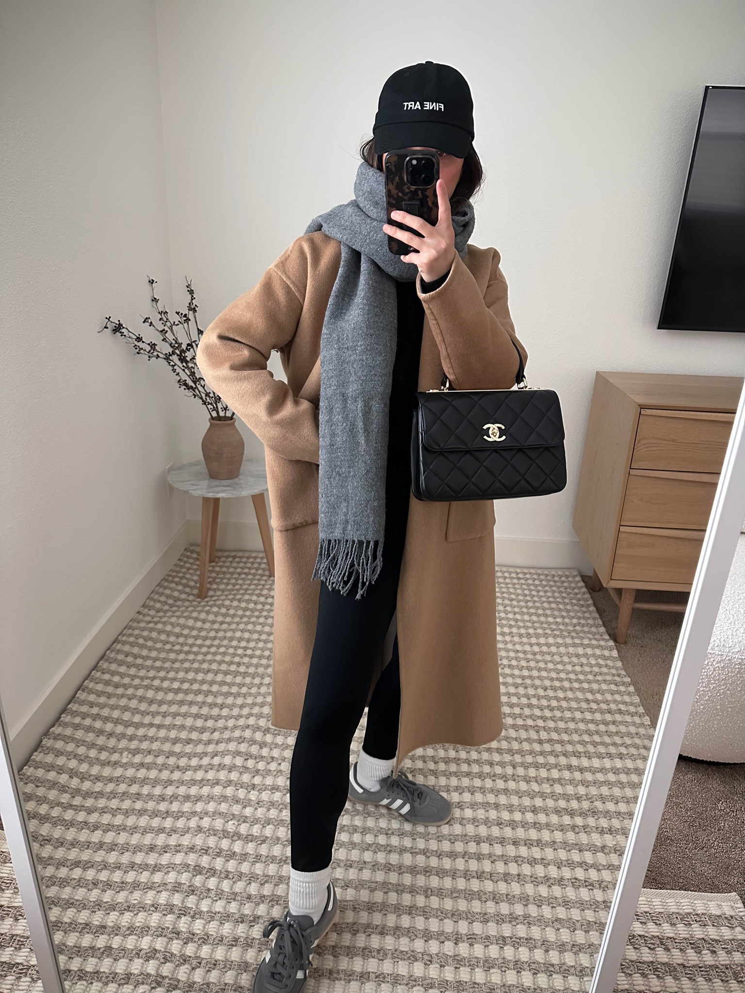 Athleisure wear. Legging outfit ideas. adidas sambas. Came coat. 

Coat - Eileen Fisher xxs (old)
Sweatshirt - Sweaty Betty xs
Leggings - Zella xs
Socks - Hanes
Sneakers - Adidas 4.5 men’s. 
Bag - Chanel trendy cc small
Hat - Outsiders Supply 
Scarf - Topshop (old)

Petite style, tonal style, neutral outfit, capsule wardrobe, minimal Style, street style outfits

#LTKitbag #LTKstyletip #LTKshoecrush