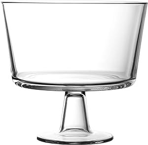 Royalty Art European Trifle Bowl with Pedestal, Round Dessert Display Stand for Laying Cakes, Pas... | Amazon (US)