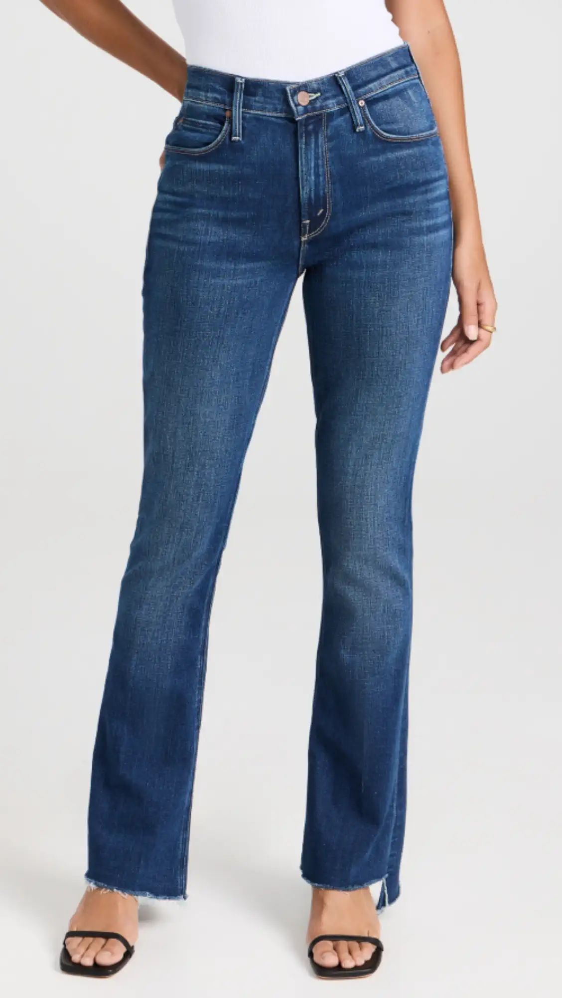 MOTHER The Runaway Step Fray Jeans | Shopbop | Shopbop