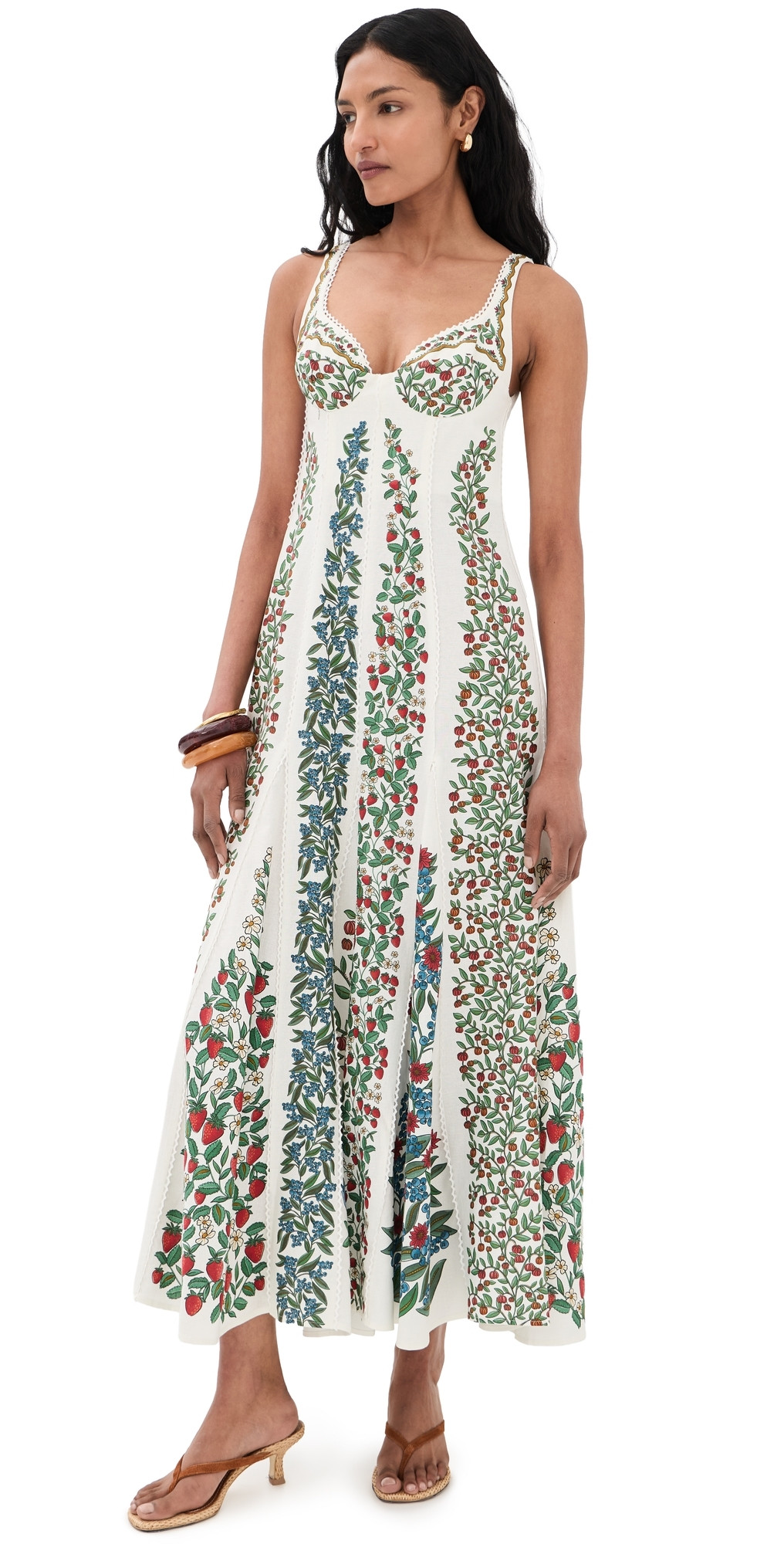 FARM Rio Fruit Beauty Maxi Dress Fruit Beauty Off-White M | Shopbop