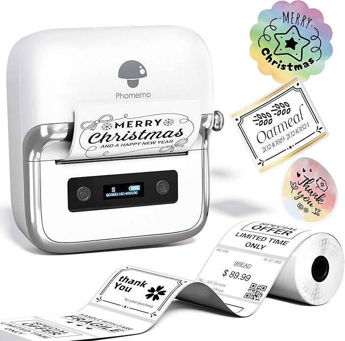 Phomemo M250 Label Maker Machine with Tape, 3 Inch Label Maker for Address, 2025 Upgrade Portable... | Amazon (US)
