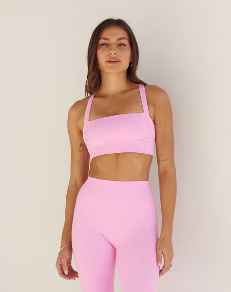 Astoria LUXE BALANCE Signature Sports Bra - Candy Pink | astoria activewear