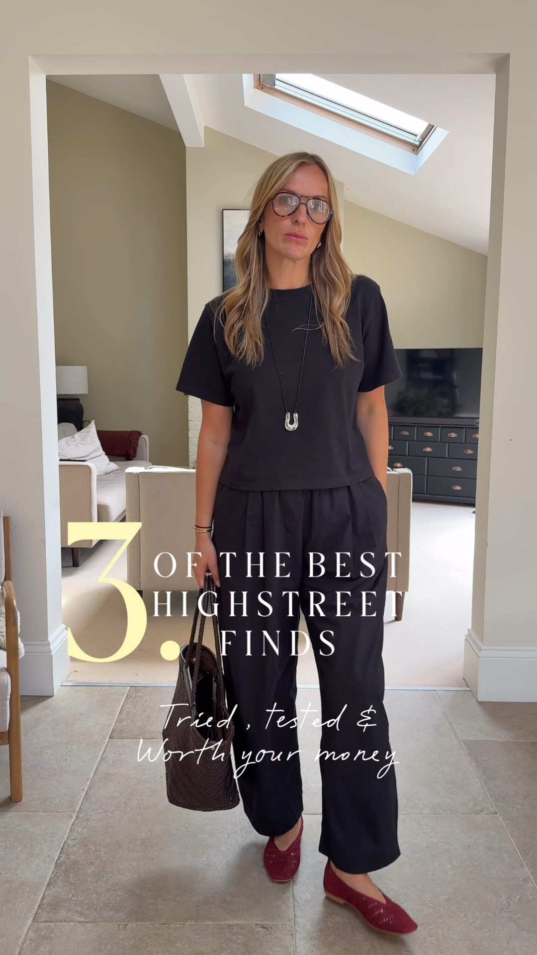 Many of you have these pieces 
Well loved , excellent quality , value , versatility & feel good. 
This is everyday style that you’ll wear on repeat. 
Sizes 
- t shirt - large ( if more 14-16 I’d buy XL) 
- trousers - large (relaxed fit )  I’m wearing the regular length. 
- jacket - large ( oversized fit ) 
- shoes true to size

#LTKsummer #LTKworkwear #LTKsale