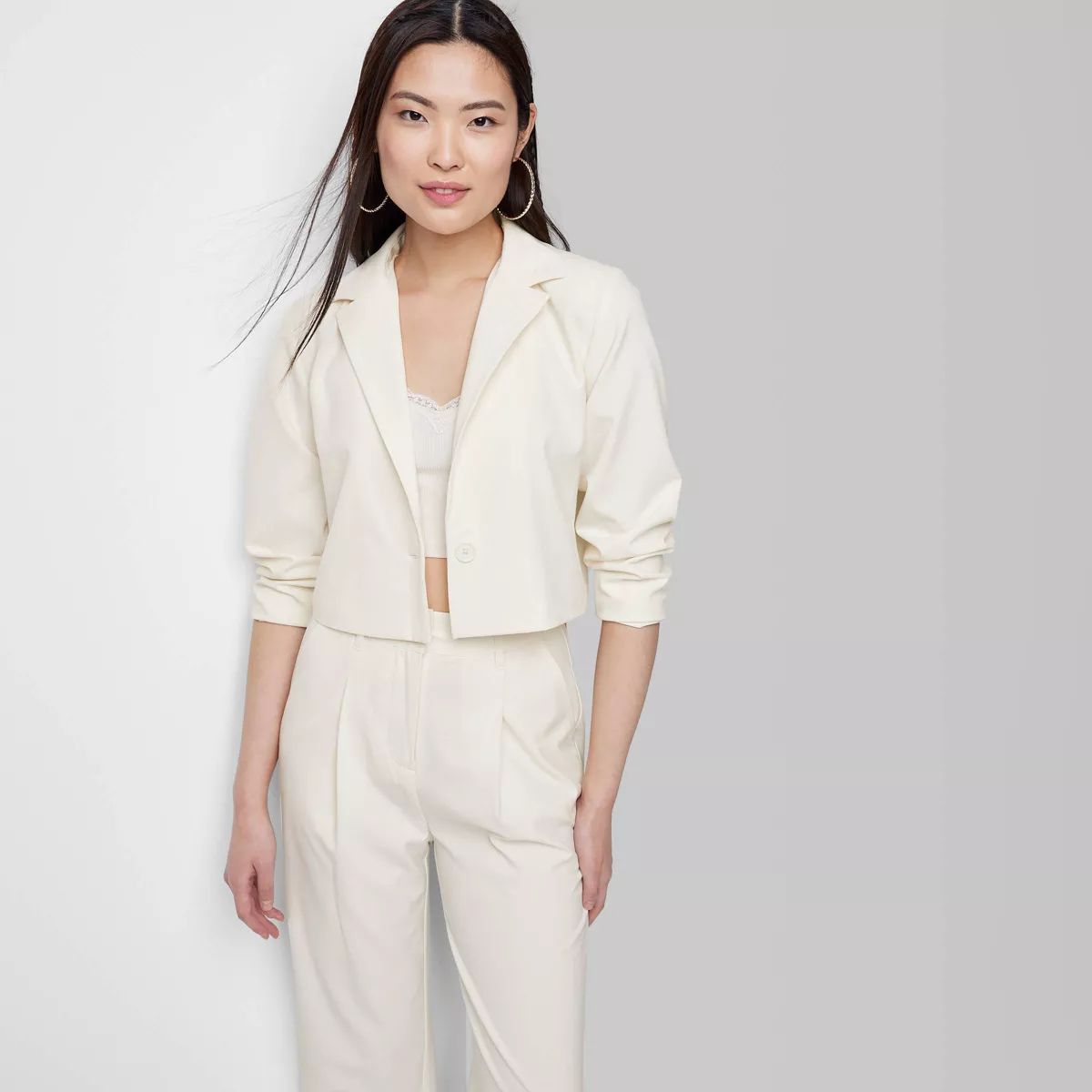 Women's Cropped Blazer - Wild Fable™ | Target