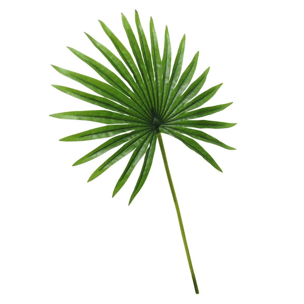 Artificial Fan Palm Leaf Plant (Set of 3) | Wayfair North America