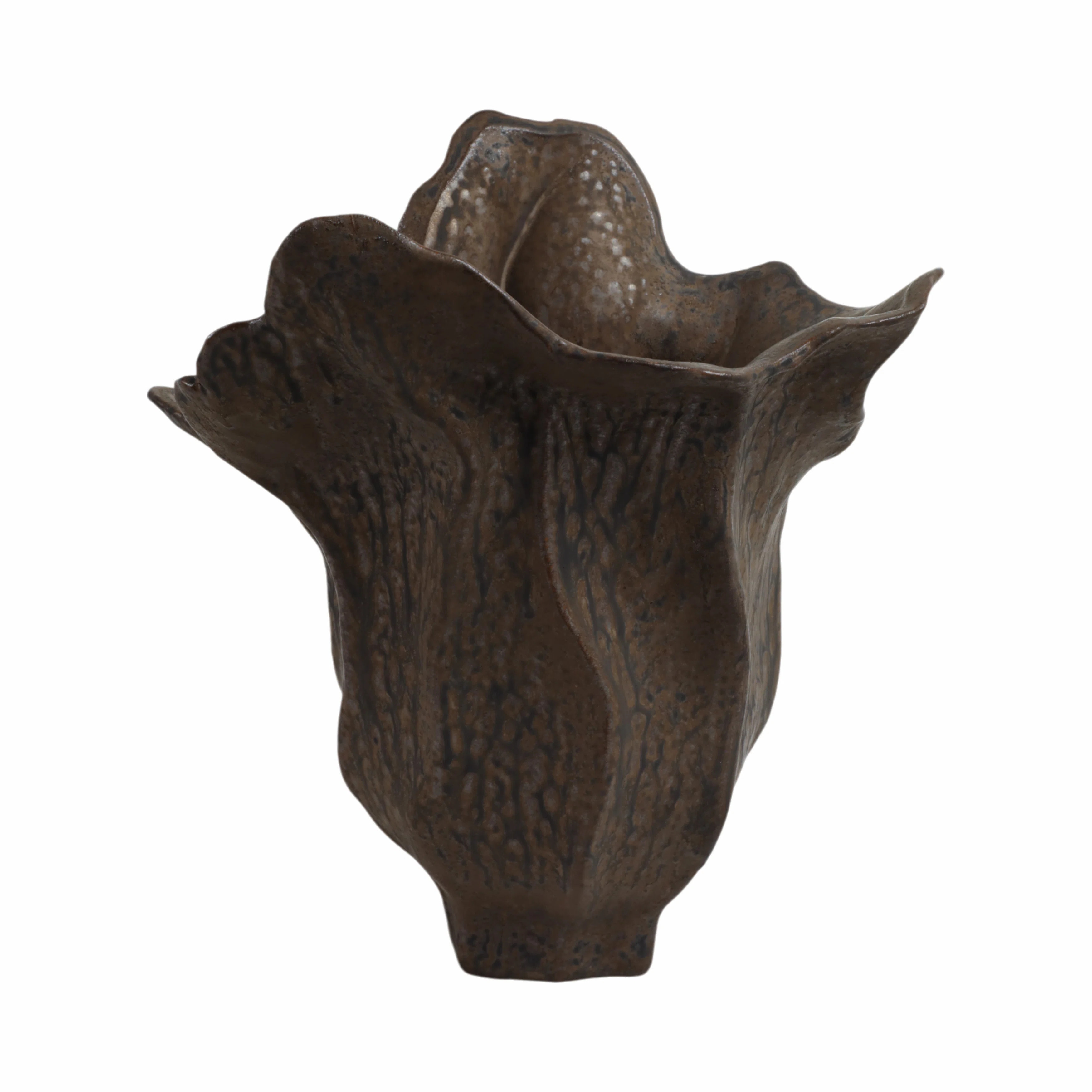 Sagebrook Home 16" Zaldana Large Porcelain Vase, Ivory | Perigold