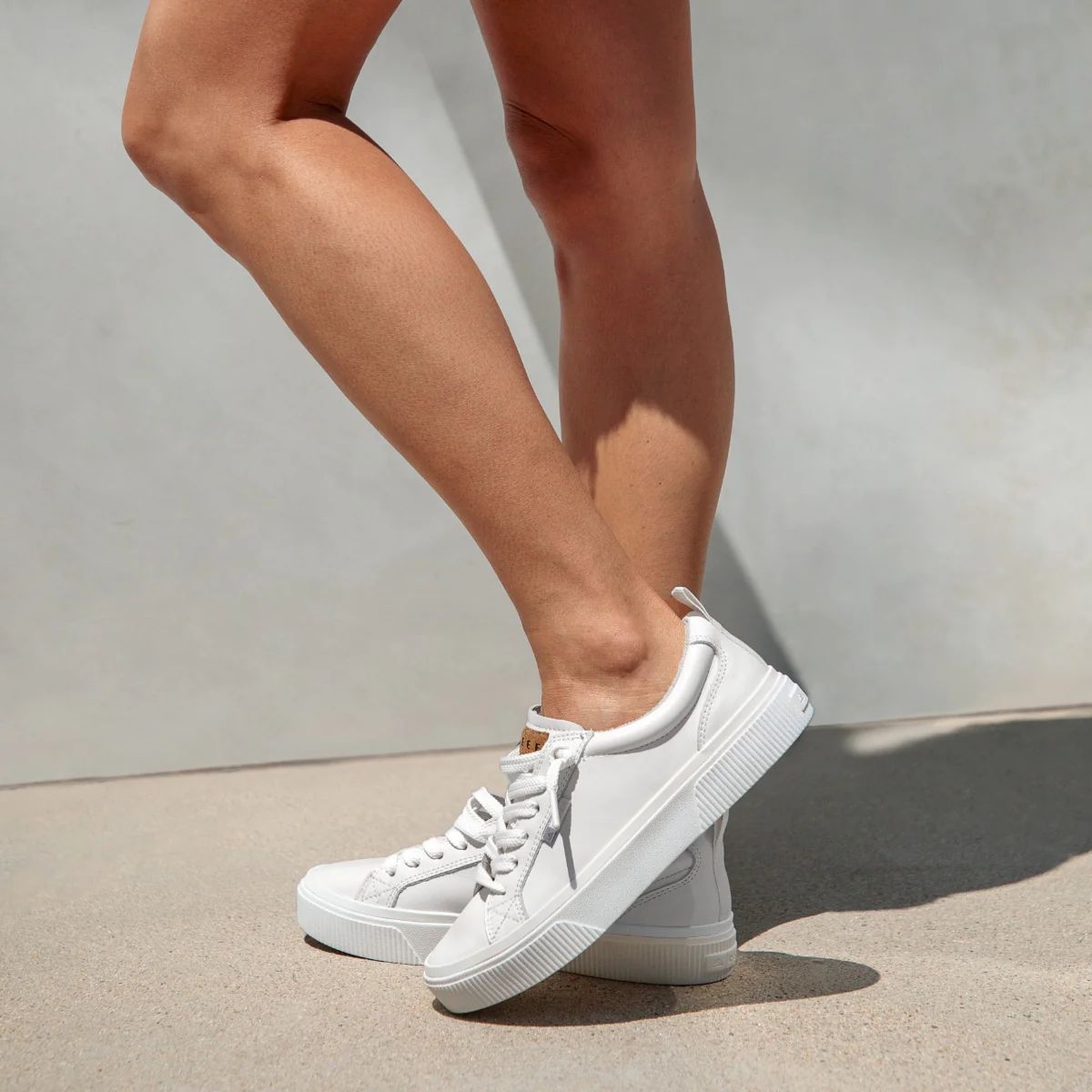 Lay Day Dawn: Women's White Leather Sneakers | REEF® | Reef