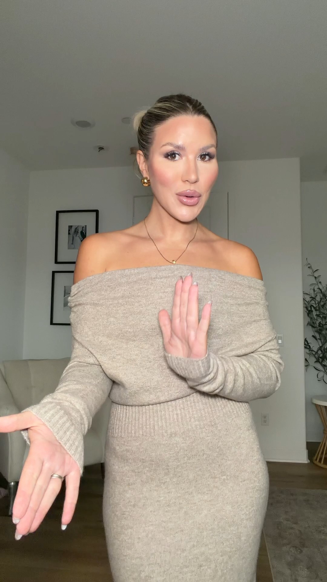 Wearing size xs! So comfy and easy to dress up or down! 

Mom outfit, holiday, sweater dresss

#LTKGiftGuide #LTKHoliday #LTKStyleTip