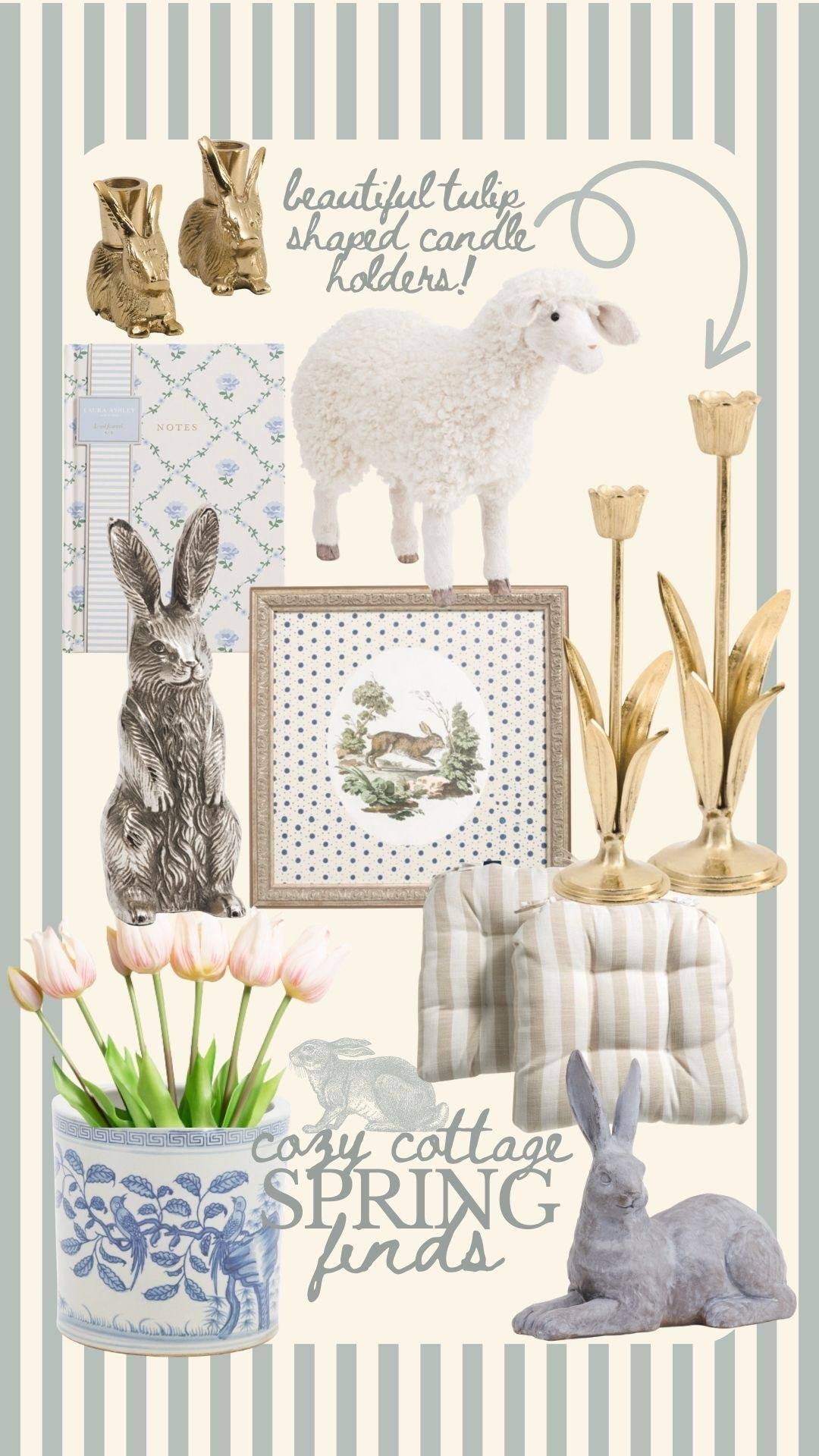 Cozy cottage spring decor - love these pieces so much! 

#LTKHome #LTKSeasonal
