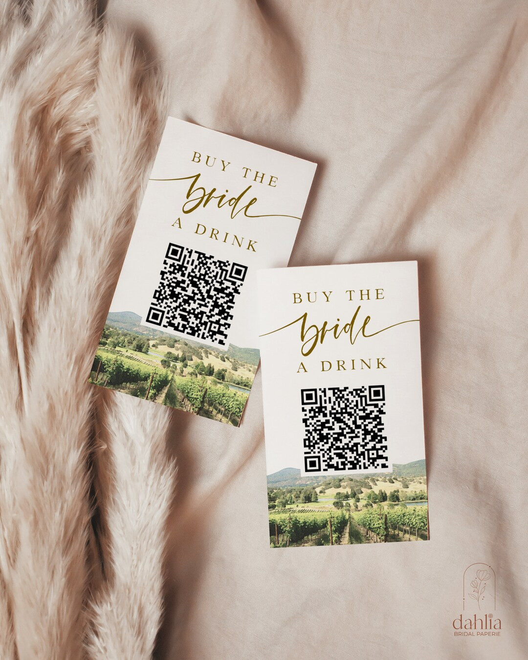 Winery Bachelorette Venmo Card, Cash Card Printable Template, Buy The Bride a Drink, Napa, Wine, ... | Etsy (US)