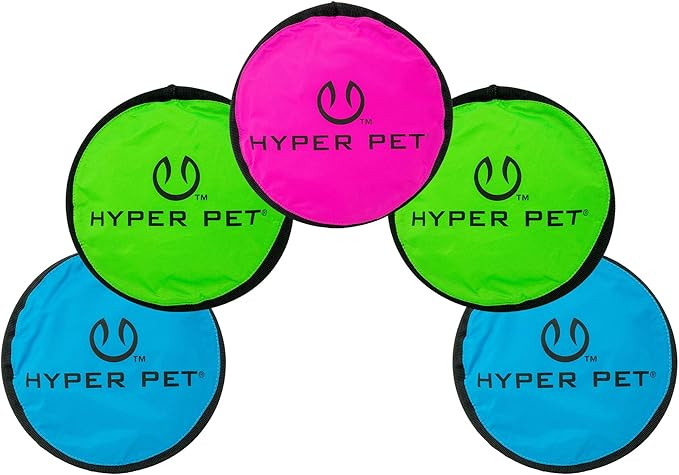 Hyper Pet Flippy Flopper 9" Flying Disc Soft Dog Toy, Floats in Water & Safe on Teeth, for All Br... | Amazon (US)