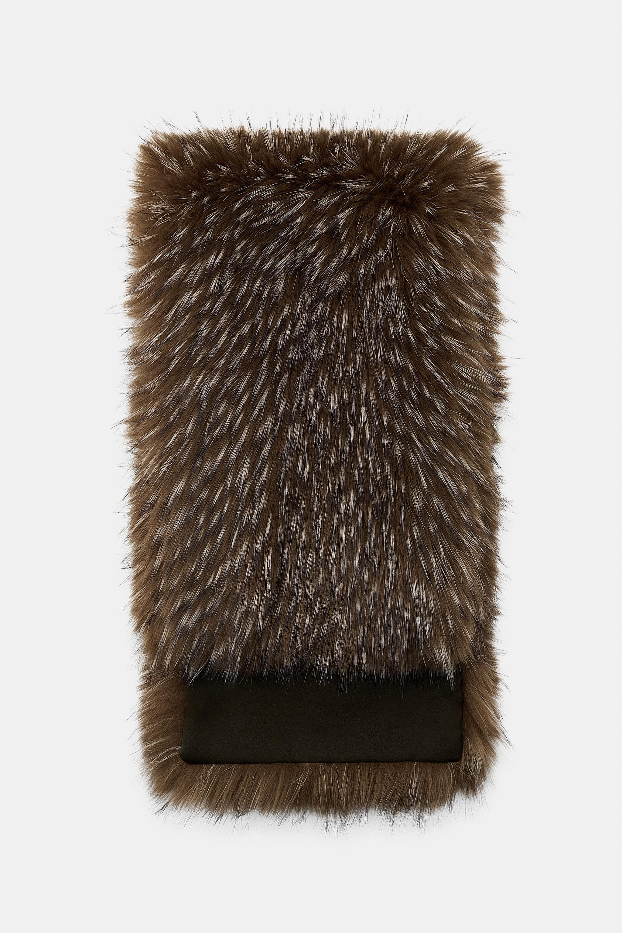 MARLED FAUX FUR SCARF | Zara US
