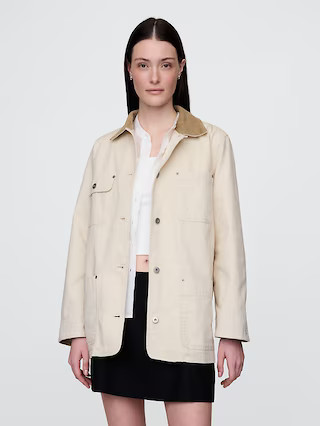 Corduroy-Collar Barn Jacket | Gap (US)
