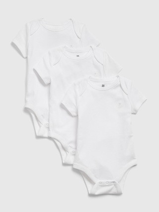 Baby 100% Organic Cotton First Favorite Bodysuit (3-Pack) | Gap (CA)