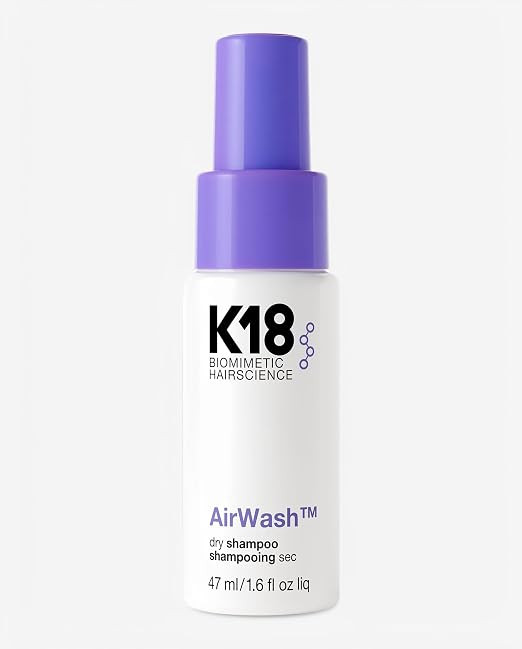 K18 AirWash™ Dry Shampoo, Non-Aerosol, Balances Scalp & Controls Excess Oil Production | Amazon (US)