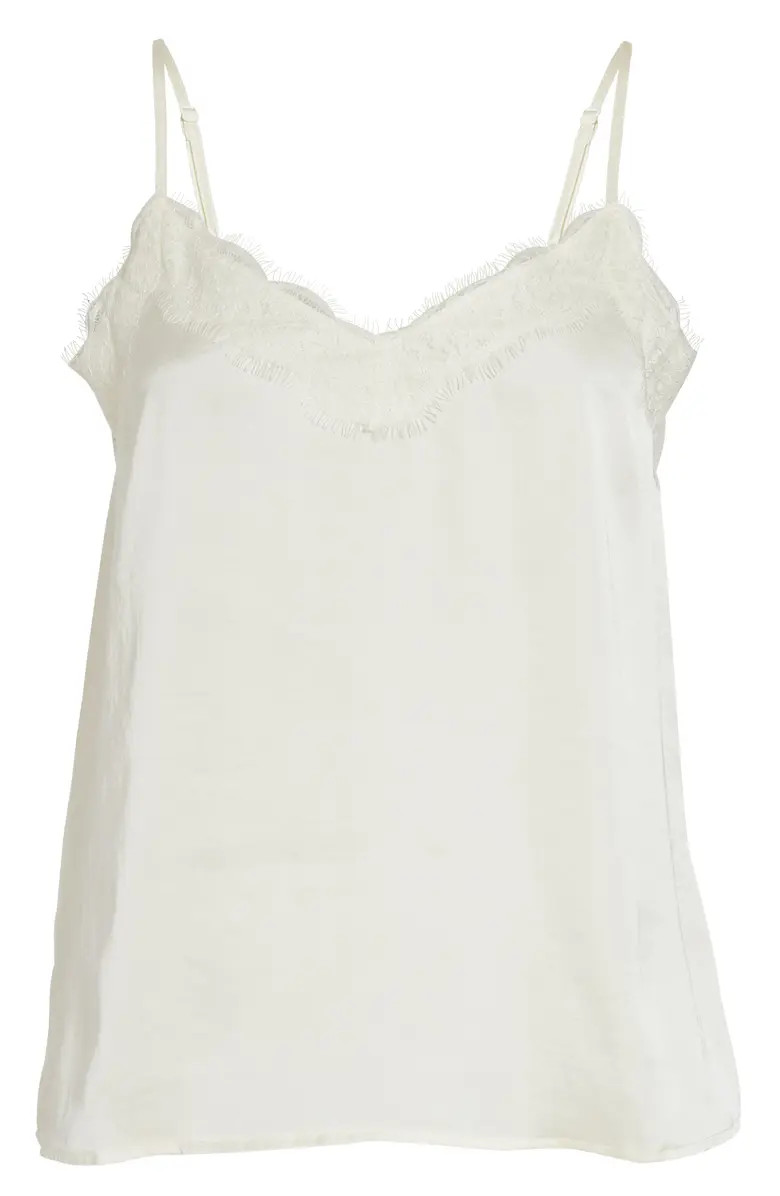 Lace Trim Satin Camisole | Nordstrom