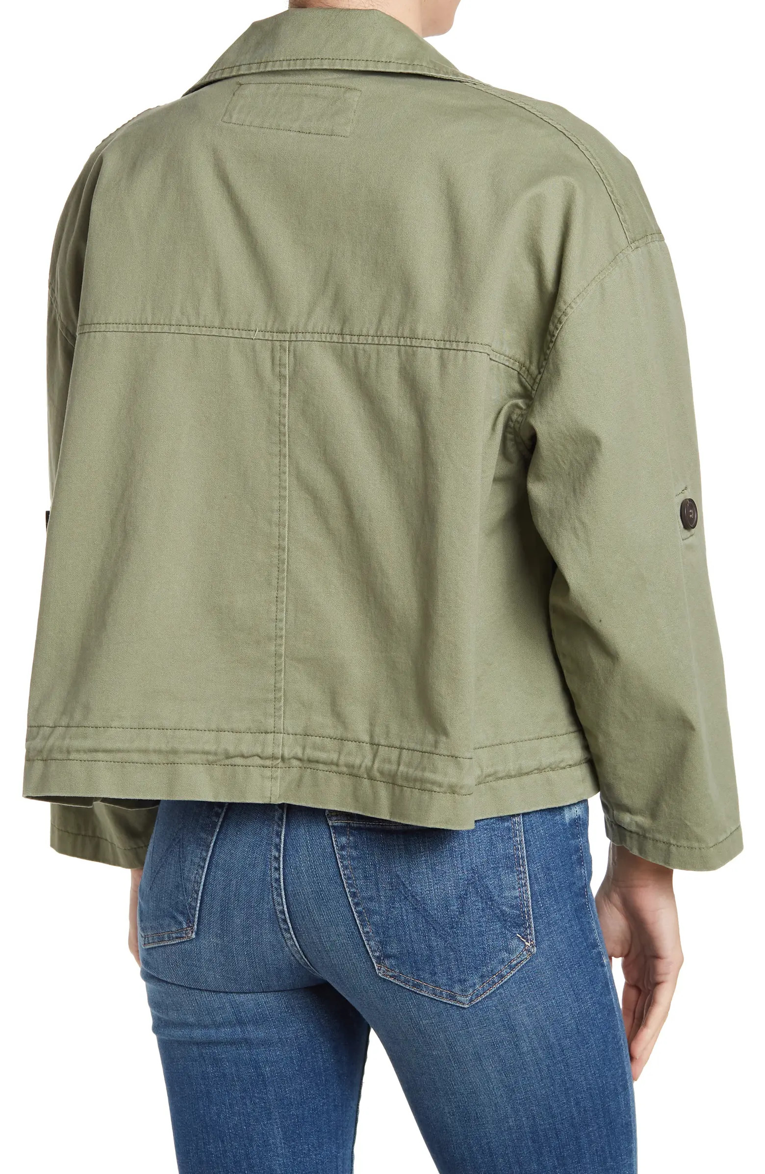 Sebby Twill Crop Utility Jacket | Nordstromrack | Nordstrom Rack
