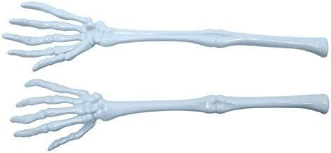 2 Piece Skeleton Arm Salad Candy Tongs (Comes with Free How to Live Stress Free Ebook) | Amazon (US)