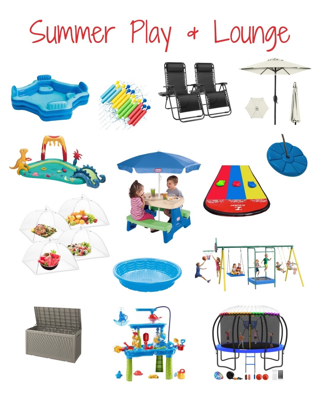 Summer Outdoor Play & Lounge Accessories 

#LTKSeasonal #LTKHome #LTKSwim