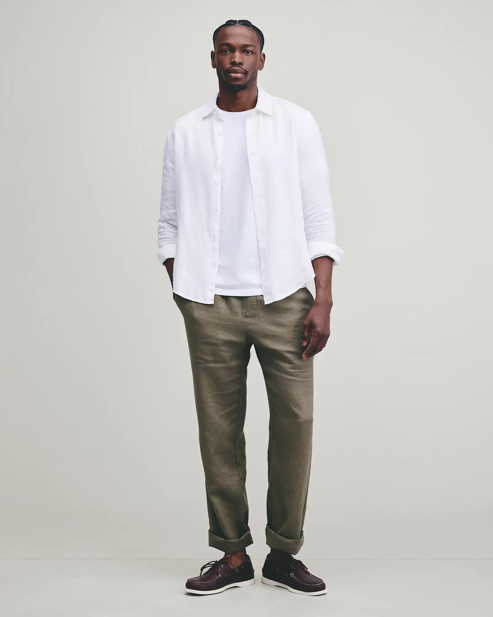 100% European Linen Relaxed Long Sleeve Shirt | Quince