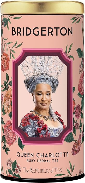 The Republic of Tea — Bridgerton Queen Charlotte Ruby Herbal Tea, 36 Tea Bags | Amazon (US)