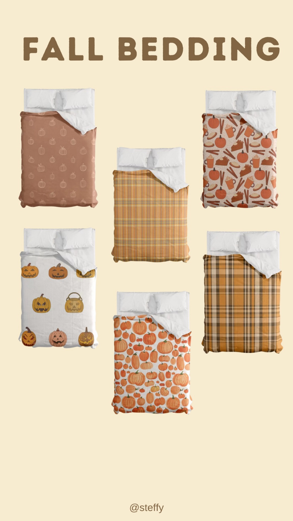 The cutest fall bedding!! 

#LTKunder100 #LTKBacktoSchool #LTKunder50
