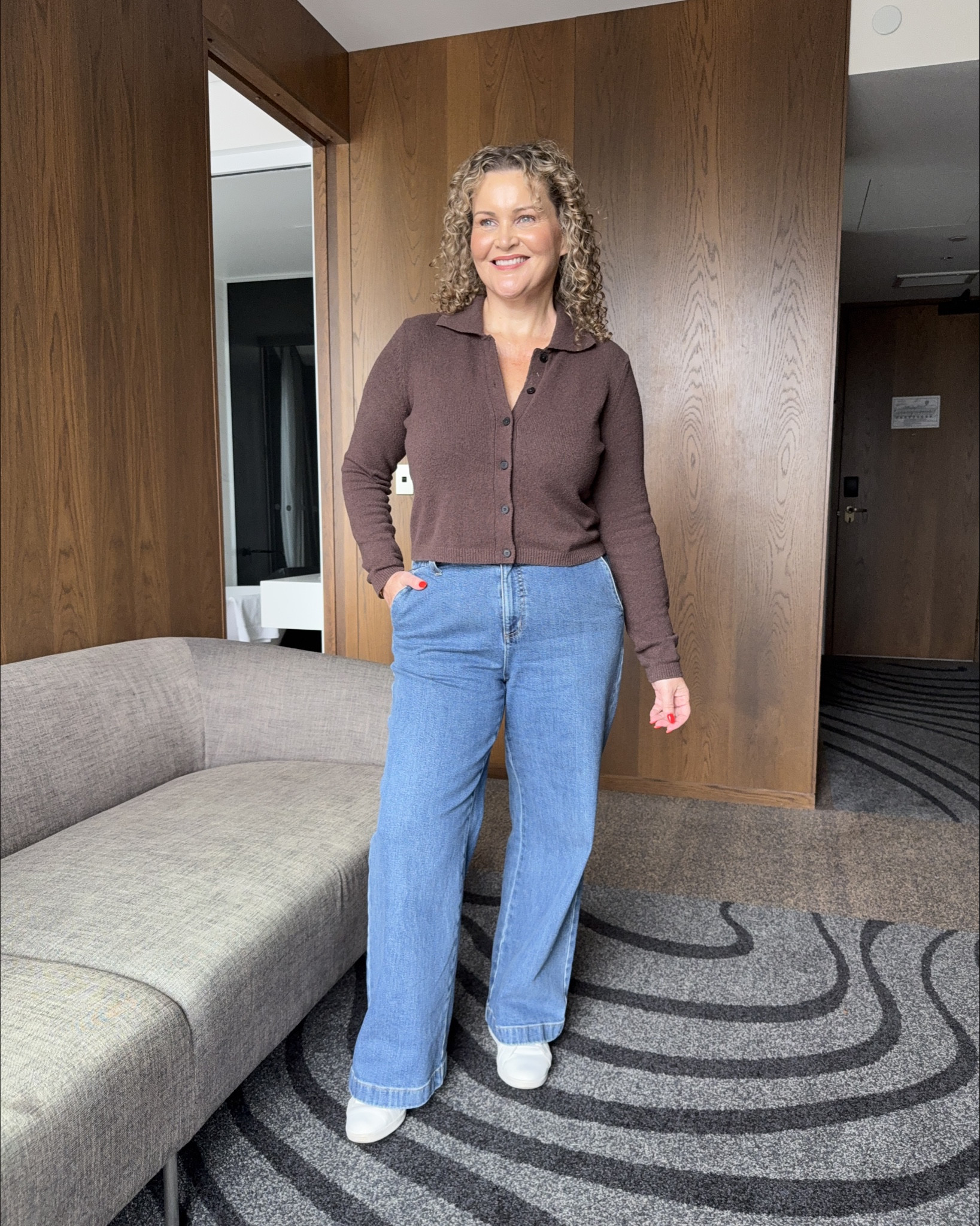 The capsule wardrobe I put together for 4 nights/5 days in Christchurch, NZ.
The jeans (size 14) jacket (size 10, oversized fit) and brown long sleeved top (size L) under the jacket are all from Country Road - all linked below for you. 
The white tee is from sportscraft (size L) - linked below for you. 
The brown knit is from unison but not current. Scarf is from Drama The Label. Sweatshirt if from Kireina. Shoes are Frankie4



#LTKmidsize #LTKover50style #LTKtravel