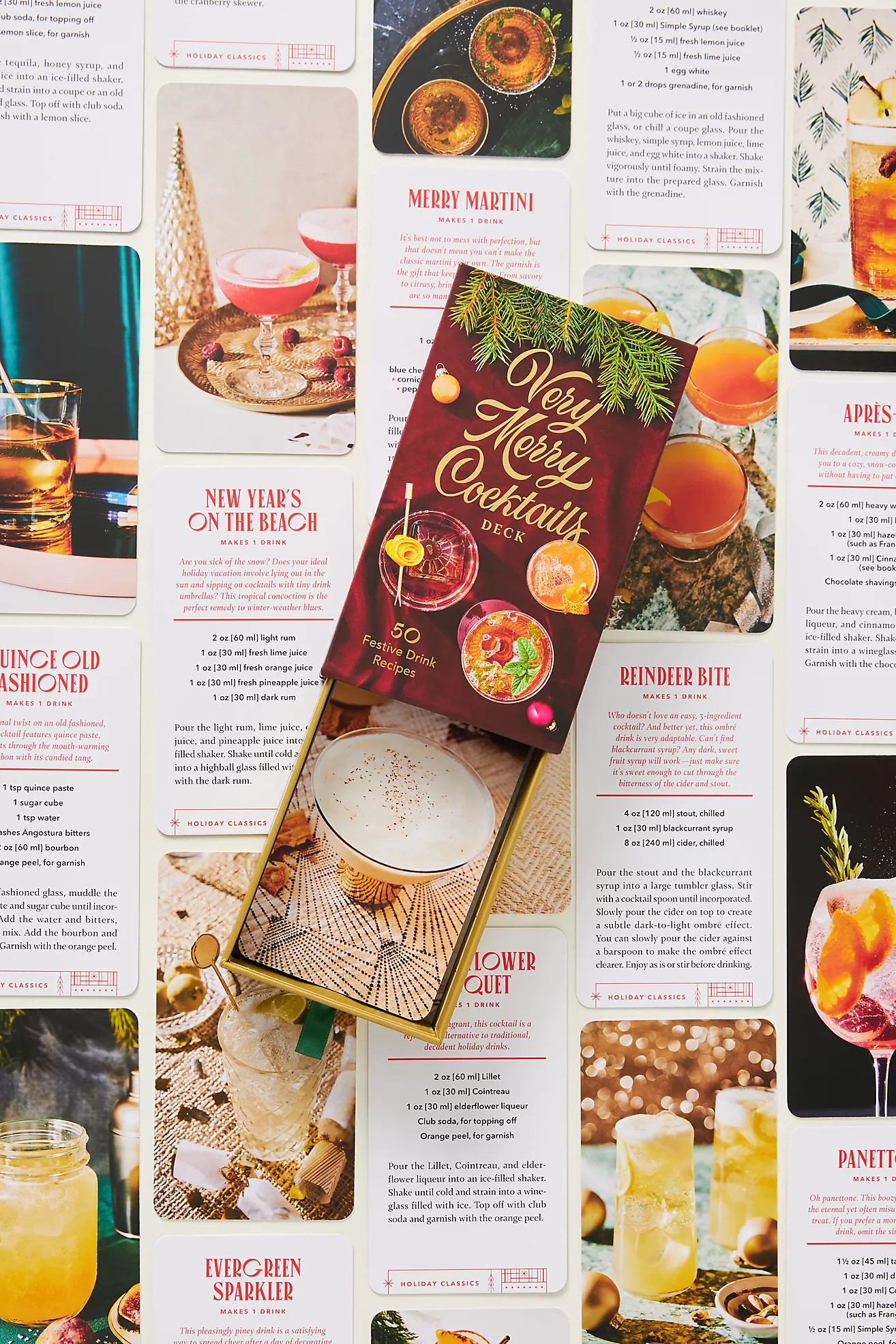 Very Merry Cocktails Deck | Anthropologie (US)