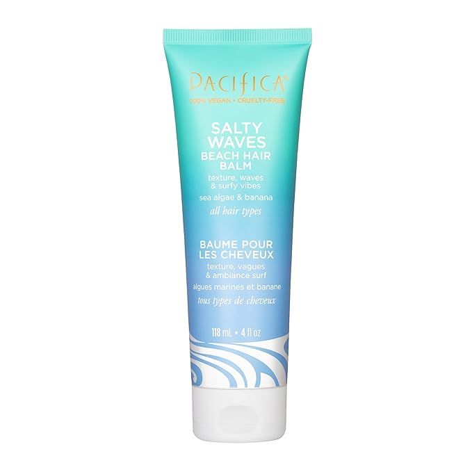 Pacifica Beauty, Salty Waves Beach Hair Styling Balm, Texturizing, Hydrating, Nourishing, Protect... | Amazon (US)