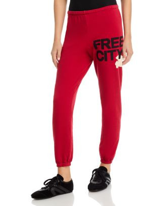 FREECITY FREE CITY Cotton Logo Sweatpants | Bloomingdale's Women | Bloomingdale's (AU)